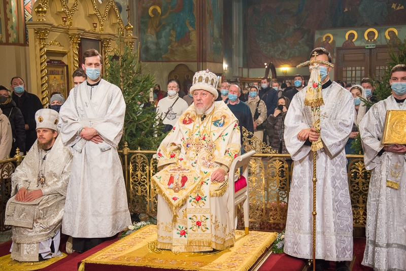 Dievišķā liturģija Visaugstisvētītā Metropolīta Aleksandra vadībā Kristus Piedzimšanas svētkos